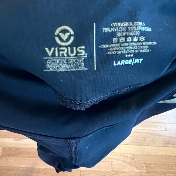 Ladies Virus Compression Leggings - Picture 3 of 3